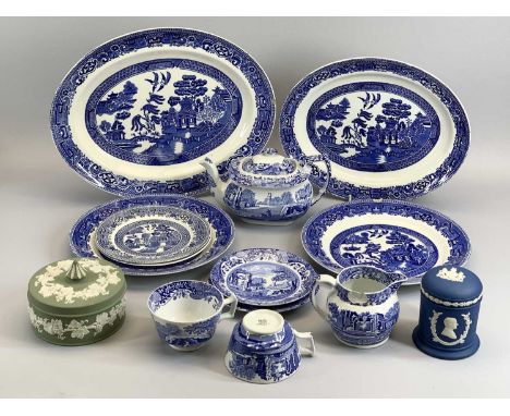 SPODE, WILLOW BLUE &amp; WHITE, also Wedgwood Jasperware, ETC