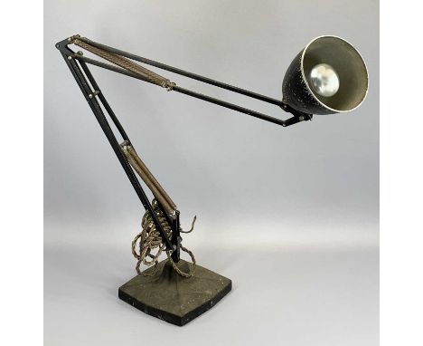 'THE ANGLEPOISE VINTAGE TABLE LAMP' - on a heavy square base