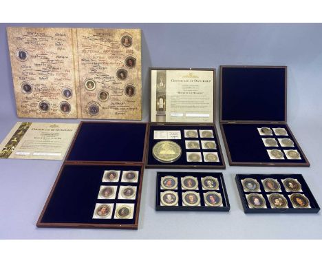 WINDSOR MINT COINS COLLECTION HISTORY OF THE MONARCHY/KINGS &amp; QUEENS - to include a presentation album, 2010 set of twelv