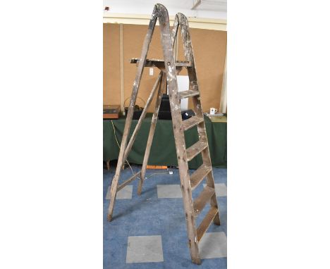 A Vintage Six Step Step Ladder 