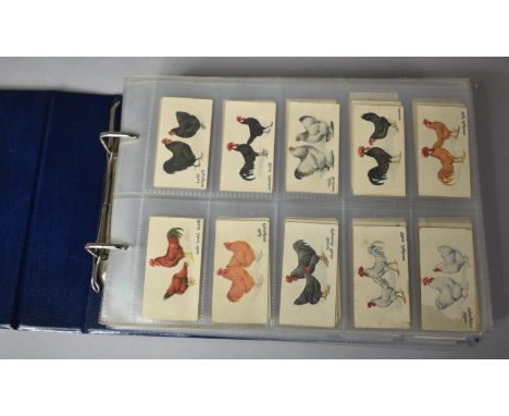 A Ring Binder Containing Various Sets of Cigarette Cards 