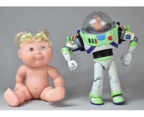 A Buzz Lightyear Toy and a Mattel Doll 