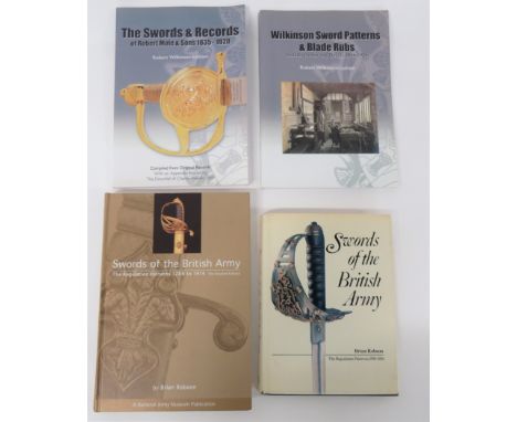 Four Various British Sword Booksconsisting Swords Of The British Army 1788-1914 by B Robson, printed 1996 ... Swords Of The B