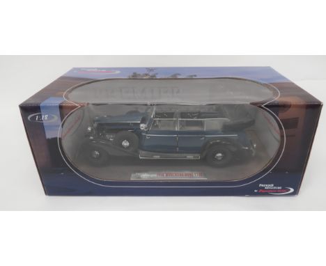 Premier Miniature Of Hitler Staff Car1-18th scale model of Hitler's Mercedes open top Staff car.  Figures appear to be absent