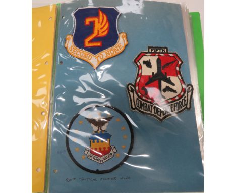 Collection Of American Army, Navy And Air Force Patchesincluding 1st Army ... 1st Armoured, 3rd Armoured ... 79th TAC FTR SQD