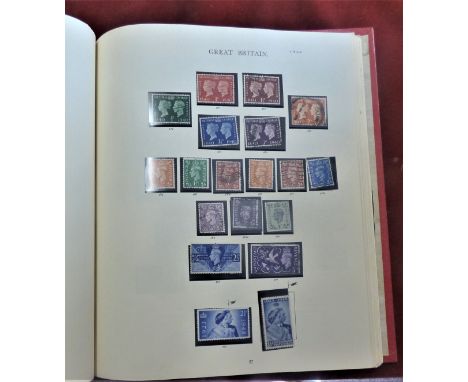Great Britain old time Windsor Album 1840-1969. Unpicked with u/m and used definitive and commemoratives some good definitive