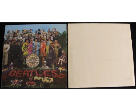 SGT. PEPPER'S/WHITE ALBUM - 2 x original clean and early UK pressings. Pepper's (PMC 7027 -1/-1, 'Sold In UK', 'Gramophone Co