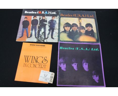 BEATLES - US PROGRAMMES - 3 original US programmes to include Beatles (U.S.A) Ltd. 1964, 1965 and 1966 and show souvenir prog