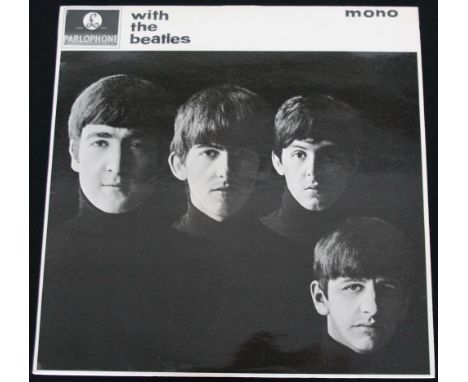 WITH THE BEATLES - A superb condition early UK pressing of the excellent 1963 long player (mono PMC 1206). The 'Dominion' cre