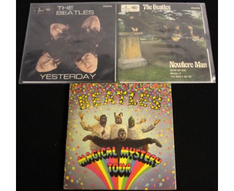 THE BEATLES EPs - A collection of three highly desirable first pressing EPs. Titles include: Yesterday - GEP 8948, mono, 'Fac