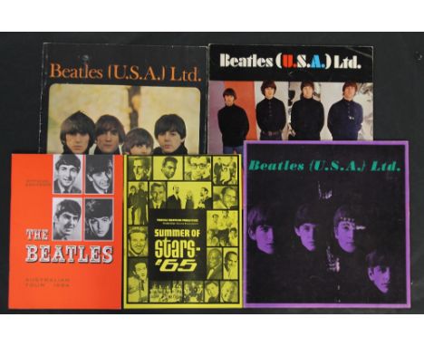 BEATLES - US PROGRAMMES - 4 original US programmes to include Summer of Stars '65 (The Beatles performed on August 20th at Wh
