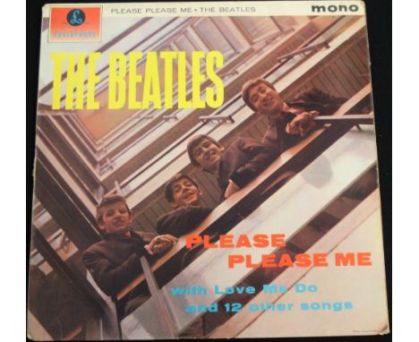 PLEASE PLEASE ME - UK MONO 1ST - A well presented example of the seminal 1st long player (PMC 1202). With Dick James credits 