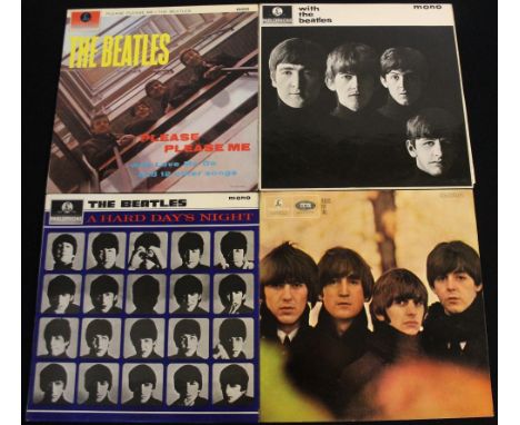 STUDIO LPS - 1963/1964 - Very well presented selection of 4 x early pressing UK LPs. Titles are Please Please Me (PMC 1202 5t