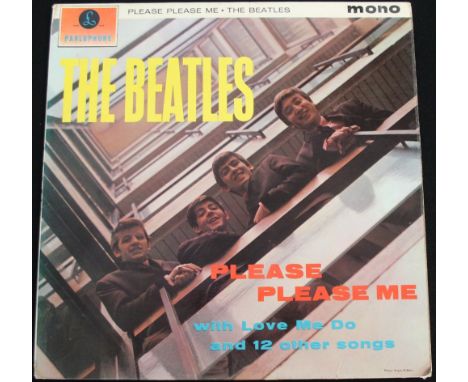 PLEASE PLEASE ME - MONO 4TH - An exceptionally clean UK mono 4th pressing (PMC 1202). The record is issued with 'The Parlopho