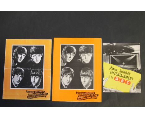 BEATLES PROGRAMMES - 1964 - a Beatles programme (and one repro) for their 2 performances at the Blackpool Opera House on 26th