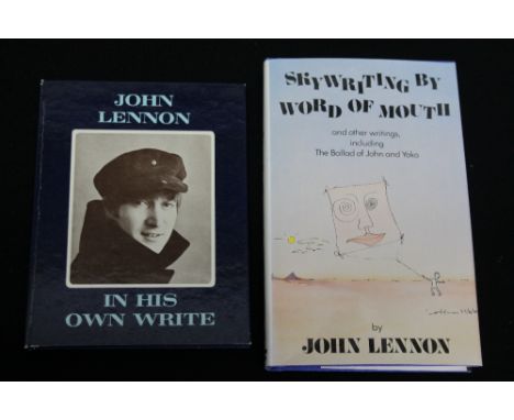 JOHN LENNON BOOKS - 2 first edition hardbacks by John Lennon to include In His Own Write and Skywriting by Word Of Mouth.