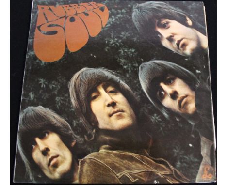 RUBBER SOUL - A lovely copy of the album, with this early UK stereo version. Cat number is PCS 3075. Matrix numbers are YEX 1