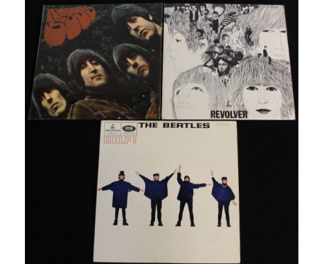 STUDIO LPs - 1965/1966 - A fab trio of early UK pressing LPs. Titles are Help! (PMC 1255, 'Sold In UK', 'Gramophone', -2/-2 -