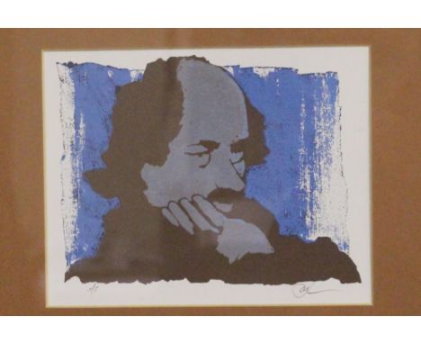 A pencil signed artist's proof portrait