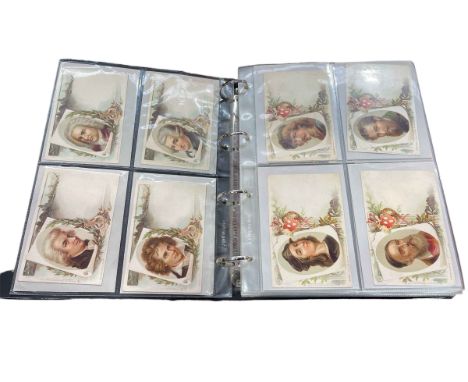 Collection of artist signed, illustrated undivided backs and court size, art nouveau postcards inc. Including Bianchi, Xavier
