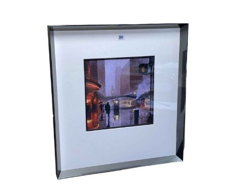 Mark Harrison, limited edition giclee print in glazed frame, 66cm by 61cm including frame.
