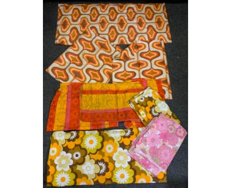 Textiles - mid century fabric retro and bark cloth 
