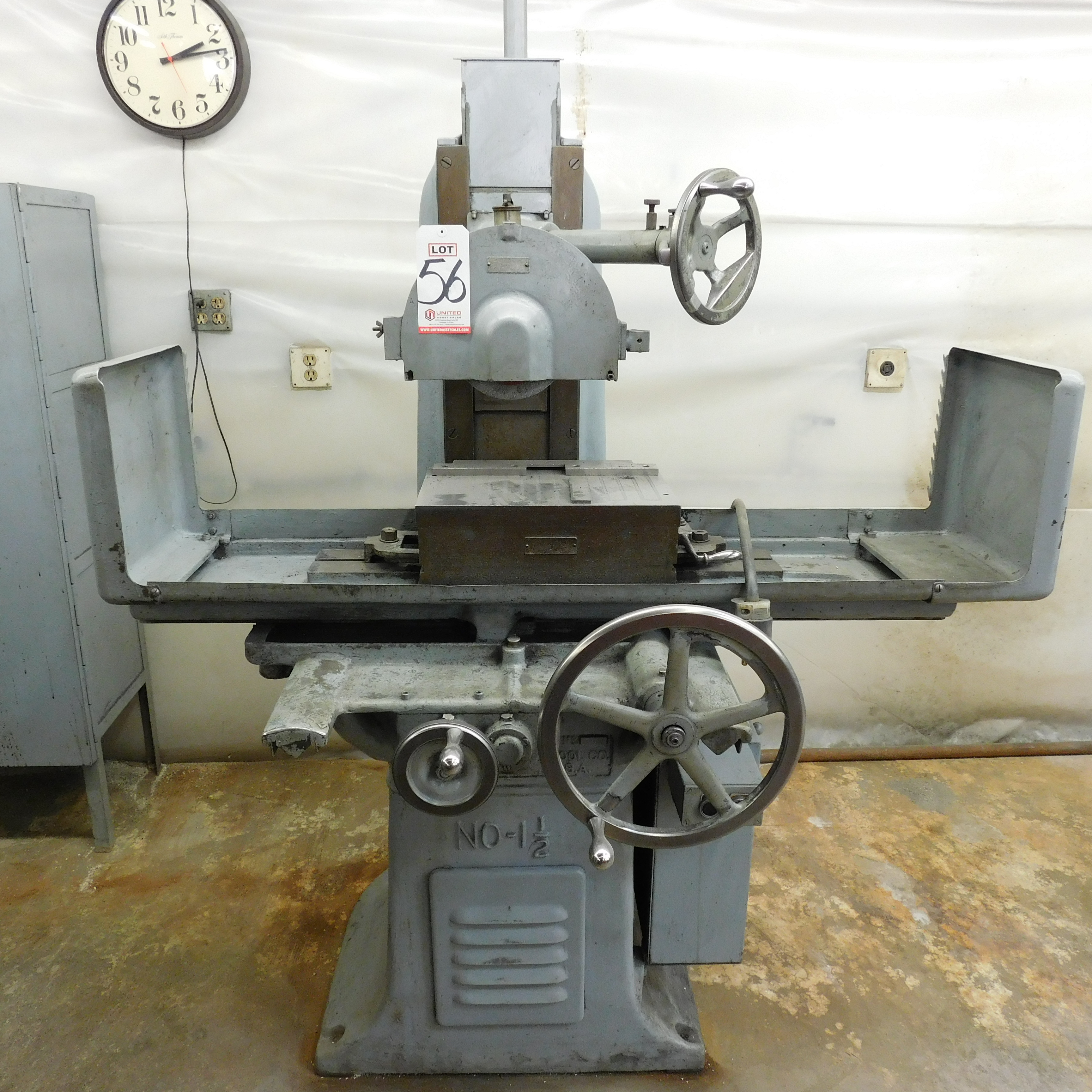 ABRASIVE MACHINE TOOL CO., MODEL 11/2 HYDRAULIC SURFACE GRINDER, S/N