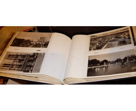 VINTAGE POSTCARDS AND PHOTOS. Approximately 70 vintage postcards and photos