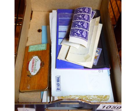 MIXED STAMPS. Quantity of mixed stamps including first day covers, mint and used examples
