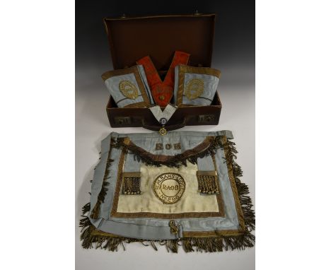 Fraternal Benefit Order - Royal Antediluvian Order of Buffaloes - a silver gilt President Knights Chapter medal, Presented to