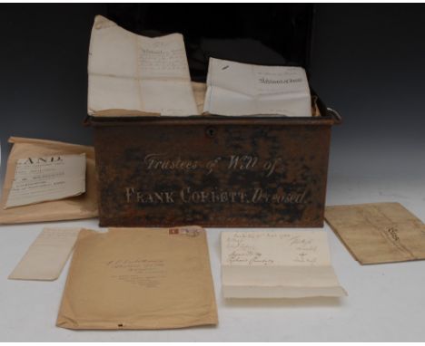 The estate and financial papers of the Warwickshire and Corbetts, their ancestors of Chaddesley Corbett, Worcestershire and t