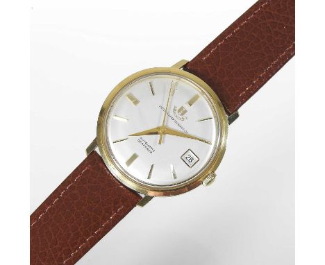 A Watches of Switzerland 18 carat gold cased gentleman's vintage automatic Seafarer wristwatch, the signed dial, with date ap