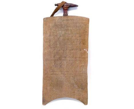 Koranic vintage writing board, probably African