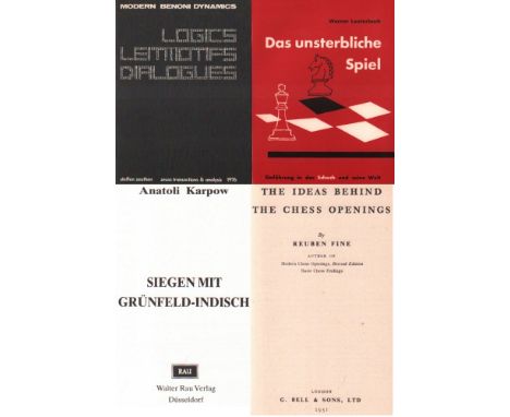 Eröffnungen. Konvolut mit 35 Büchern und Kleinschriften meist in deutscher und englischer Sprachen zum Bereich der Eröffnunge
