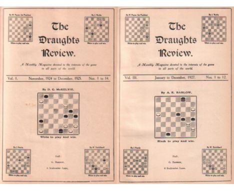 Damespiel - Draughts - Checkers. The Draughts Review. A Monthly Magazine devoted to the interests of the game in all parts of