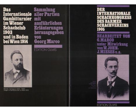 Barmen 1905. Marco, G. Der Internationale Schachkongreß des Barmer Schachvereins 1905. Enthaltend … Verlauf des Kongresses ..
