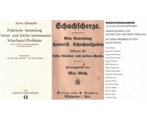 Alexandre, A. Praktische Sammlung bester und höchst interessanter Schachspiel – Probleme ... Beigebunden: "Der gereinigte Ale