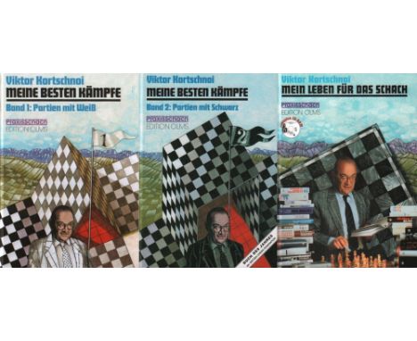 Kortschnoi, Viktor. Mein Leben für das Schach ... Hombrechtikon / Zürich, Olms, 2004. 8°. Mit wenigen Textabb., Diagrammen un