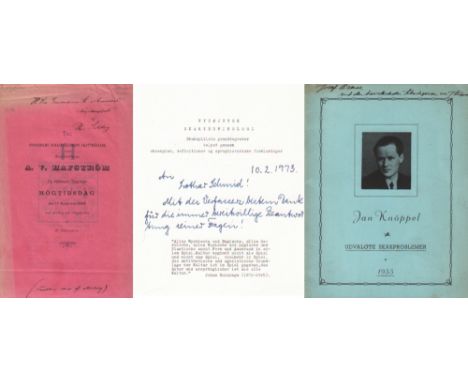 Sahlberg, R. Till Stockholms schacksällskaps skattmästere grosshandlaren A. V. Hafström pa ällskapets Tjuguariga Högtidsdag d