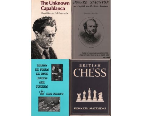 Matthews, K. British chess. London, Collins, 1948. 8°. Mit 4 Tafeln und 24 Textabb. 49 Seiten. Orig. Pappband. (19) * Linde -