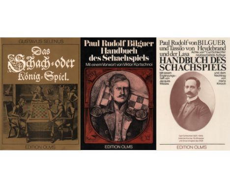 Bilguer, P. R. v. und T. von Heydebrand und der Lasa. Handbuch des Schachspiels. Mit Ergänzungsheft von J. Mieses und Nachtra