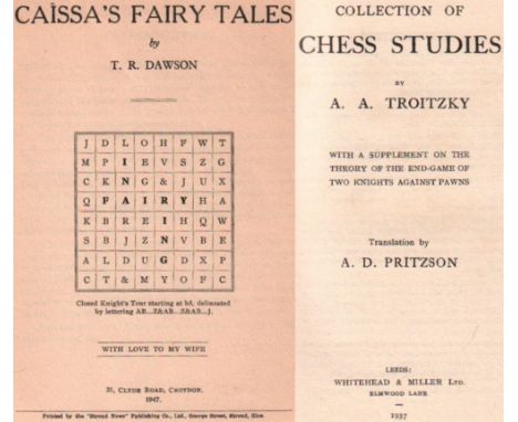 Troitzky, A(leksej) A. Collection of chess studies. With a supplement on the theory of the end - game of two knights against 