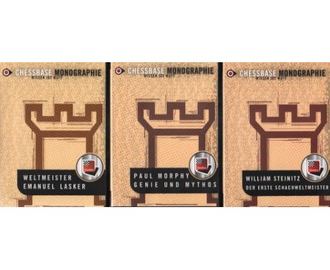 CD. ChessBase Monographie. Konvolut von 3 CD’s aus der Reihe „ChessBase Monographie“, jeweils mit Textbeilagenblatt. Hamburg 