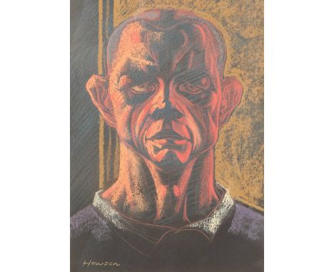 Peter Howson OBE (Scottish born 1958) ARRFramed pastel on paper, signed 1990'The Referee'30cm x 21cm