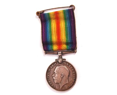 An unusual WWI First World War issued War Medal awarded to a 2443-S Private HEW Matthews of the Royal Marines ( Plymouth Divi