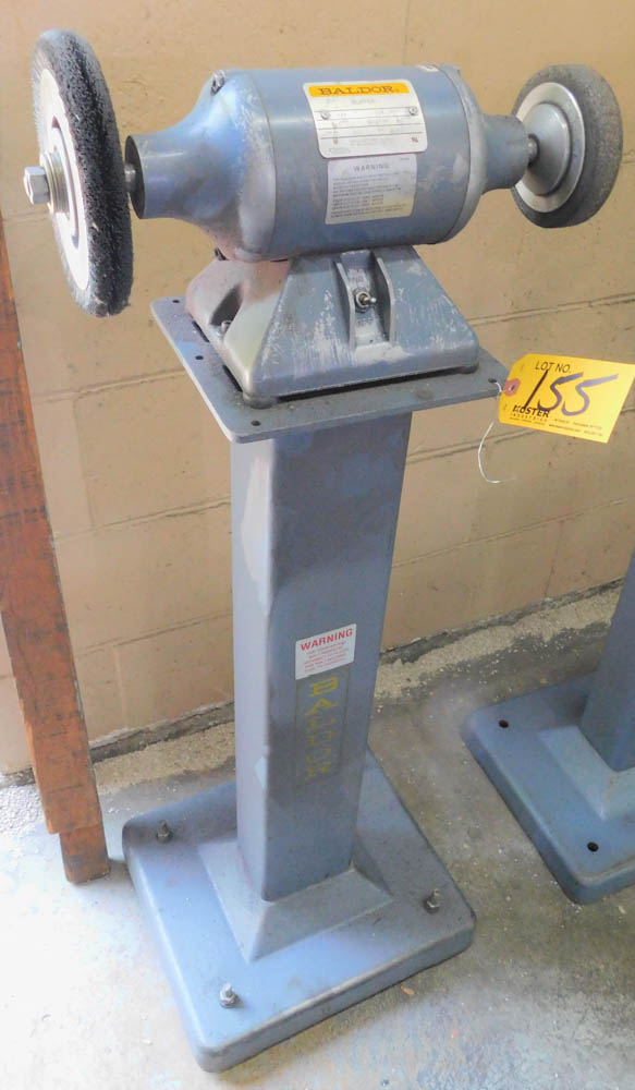 BALDOR 1/3HP DOUBLE END PEDESTAL BUFFER