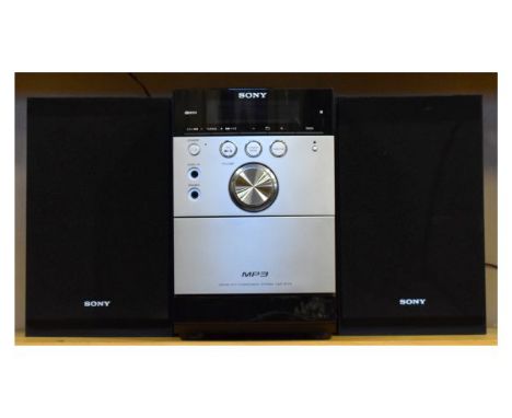 Sony Micro hi-fi system model CMT-EH15 with a pair of SS-CEH15 speakers   Condition: 