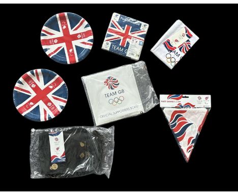 London 2012 Olympic/Paralympics collection includes 8, items such as Paralympics GB bag with tag, 2, Team GB Paralympics part