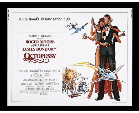 US Half-Sheet poster for "Octopussy" (1983). The poster remains in superb unfolded condition.22" x 28" (56 x 71 cm)Condition: