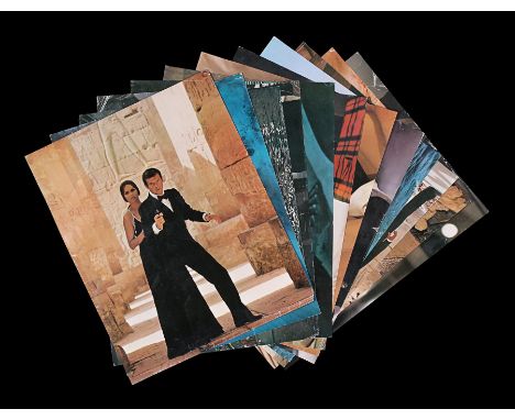 Full Set of Twelve UK Jumbo Lobby Cards for "The Spy Who Loved Me" (1977). These photographic shots from the film were printe